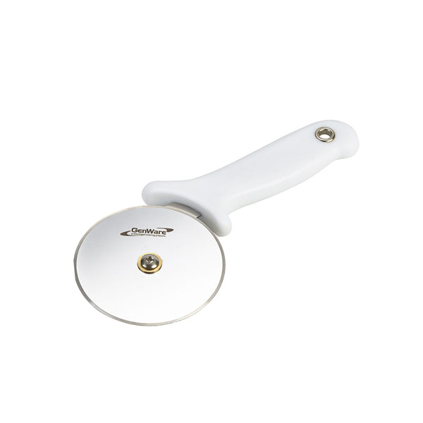 Genware Pizza Cutter White Handle