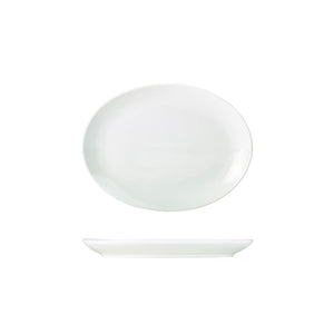 Genware Porcelain Oval Plate 21cm/8.25"