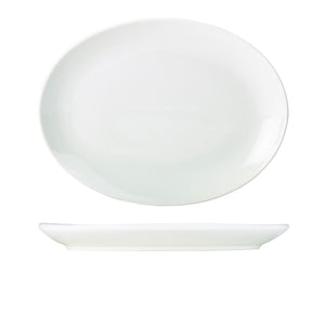 Genware Porcelain Oval Plate 36cm/14"