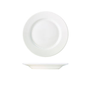 Genware Porcelain Classic Winged Plate 21cm/8.25"