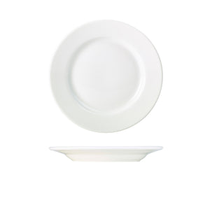 Genware Porcelain Classic Winged Plate 23cm/9"