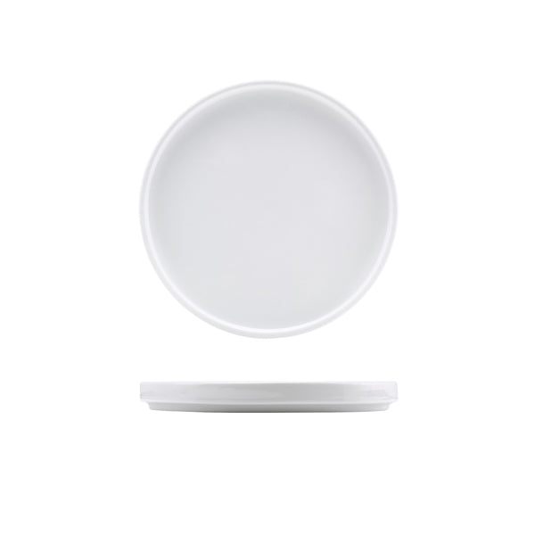 Genware Porcelain Low Presentation Plate 20cm/8"