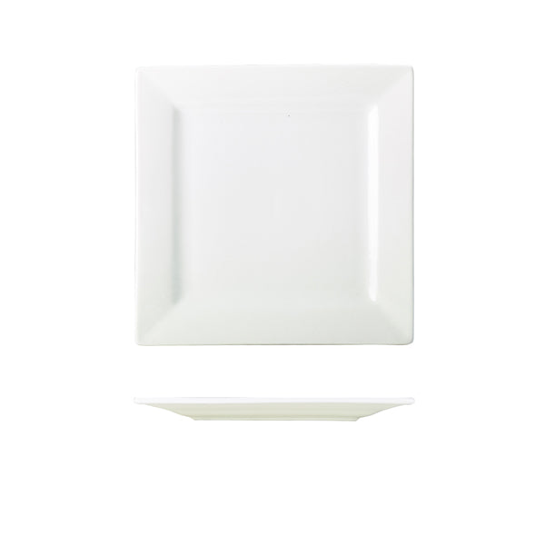 Genware Porcelain Square Plate 21cm/8.25"