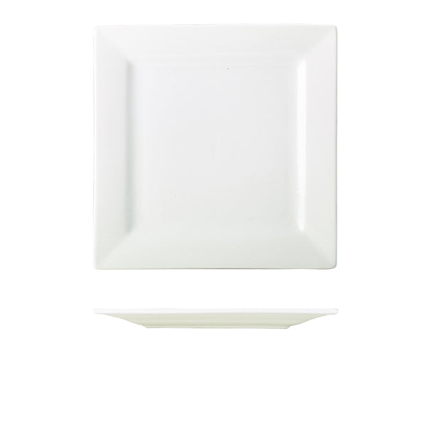 Genware Porcelain Square Plate 26cm/10.25"