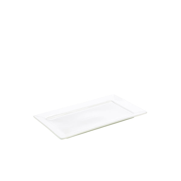 Genware Porcelain Rectangular Plate 30.5 x 18.5cm/12 x 7.25"