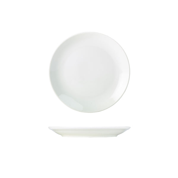 Genware Porcelain Coupe Plate 18cm/7"