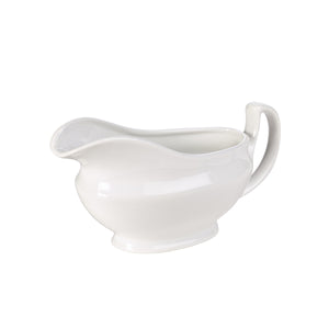 Genware Porcelain Sauce Boat 14cl/5oz