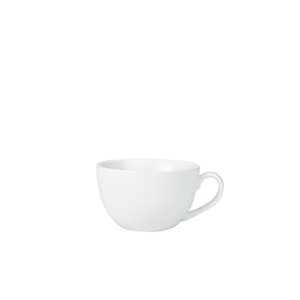 Genware Porcelain Bowl Shaped Cup 17.5cl/6oz