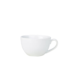 Genware Porcelain Bowl Shaped Cup 25cl/8.75oz