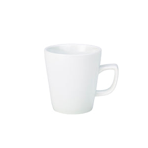 Genware Porcelain Compact Latte Mug 28.4cl/10oz