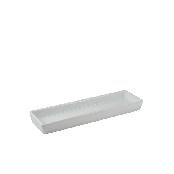 Genware Porcelain Rectangular Dish Holder 28 x 8cm/11 x 3.25"