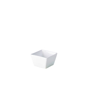 Genware Porcelain Square Dish 8.5 x 5.5cm/3.25 x 2.25"