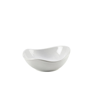 Genware Porcelain Organic Triangular Bowl 15cm/6"