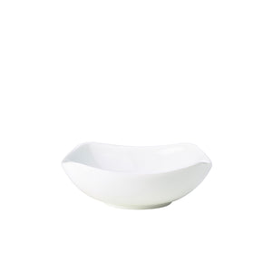 Genware Porcelain Rounded Square Bowl 17cm/6.5"