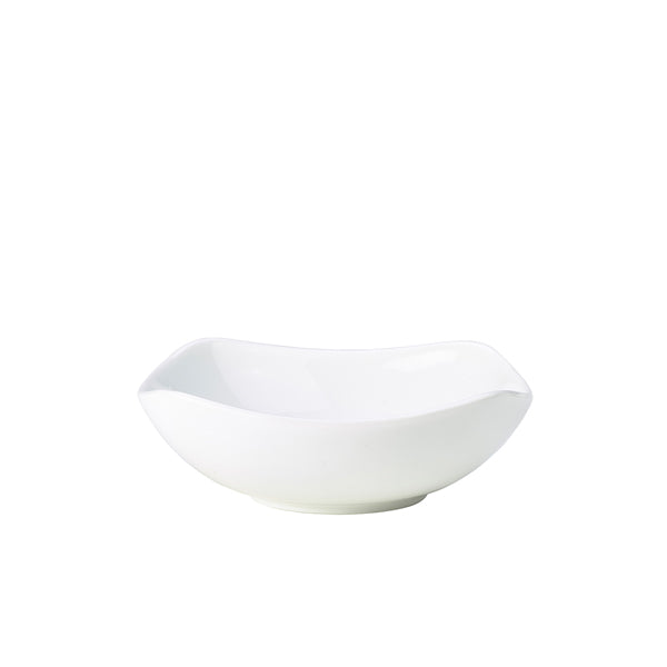 Genware Porcelain Rounded Square Bowl 20cm/7.75"