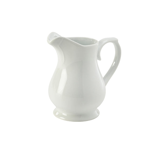 Genware Porcelain Traditional Serving Jug 28cl/10oz