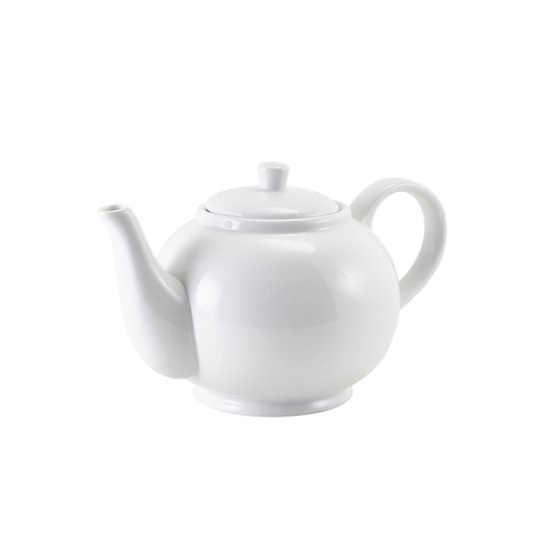 Genware Porcelain Teapot with Infuser 45cl/15.75oz