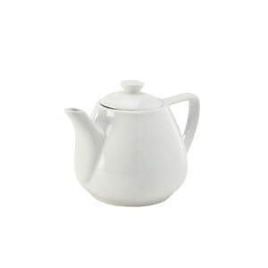 Genware Porcelain Contemporary Teapot 45cl/16oz