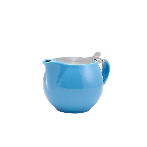 GenWare Porcelain Blue Teapot with St/St Lid & Infuser 50cl/17.6oz