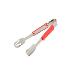 Genware Plastic Handle Buffet Tongs Red