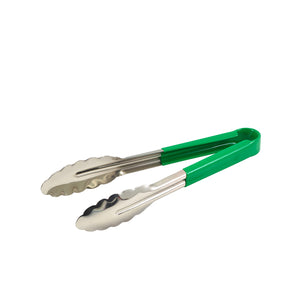 Genware Colour Coded St/St. Tong 31cm Green