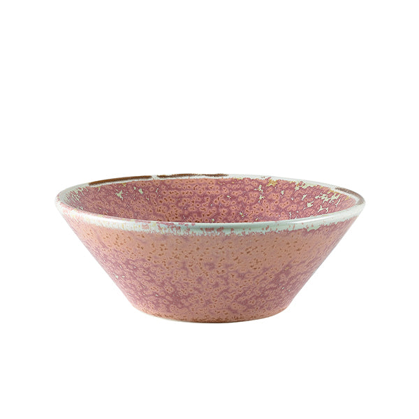 Terra Porcelain Rose Conical Bowl 14cm