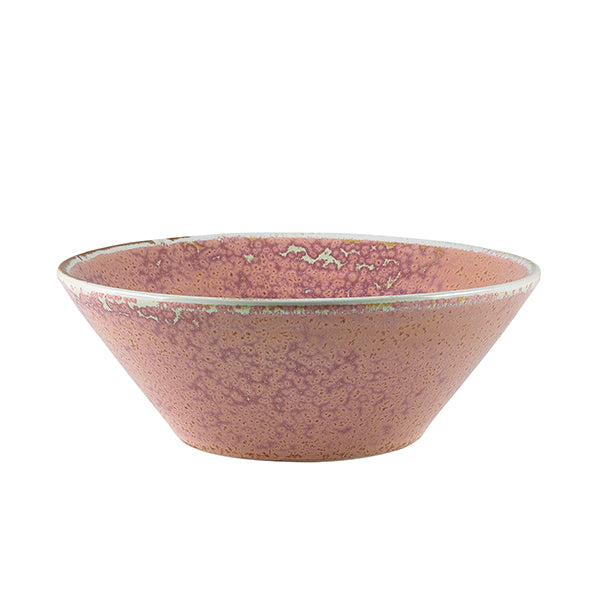 Terra Porcelain Rose Conical Bowl 16cm