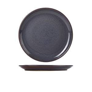 Terra Stoneware Rustic Blue Coupe Plate 24cm