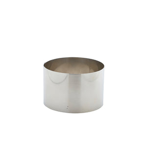 Stainless Steel Mousse Ring 9x6cm