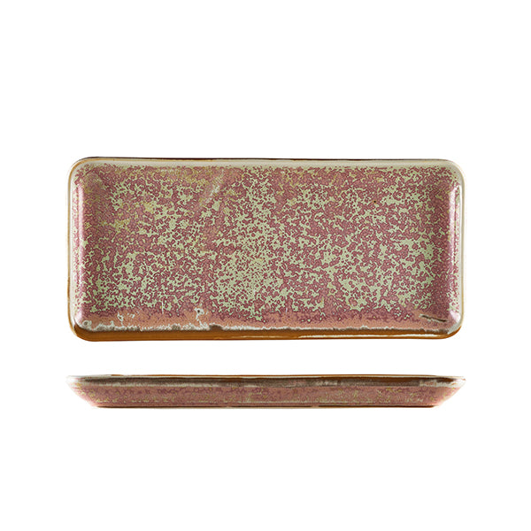 Terra Porcelain Rose Narrow Rectangular Platter 31 x 14cm