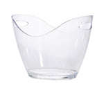 Clear Plastic Champagne Bucket Large