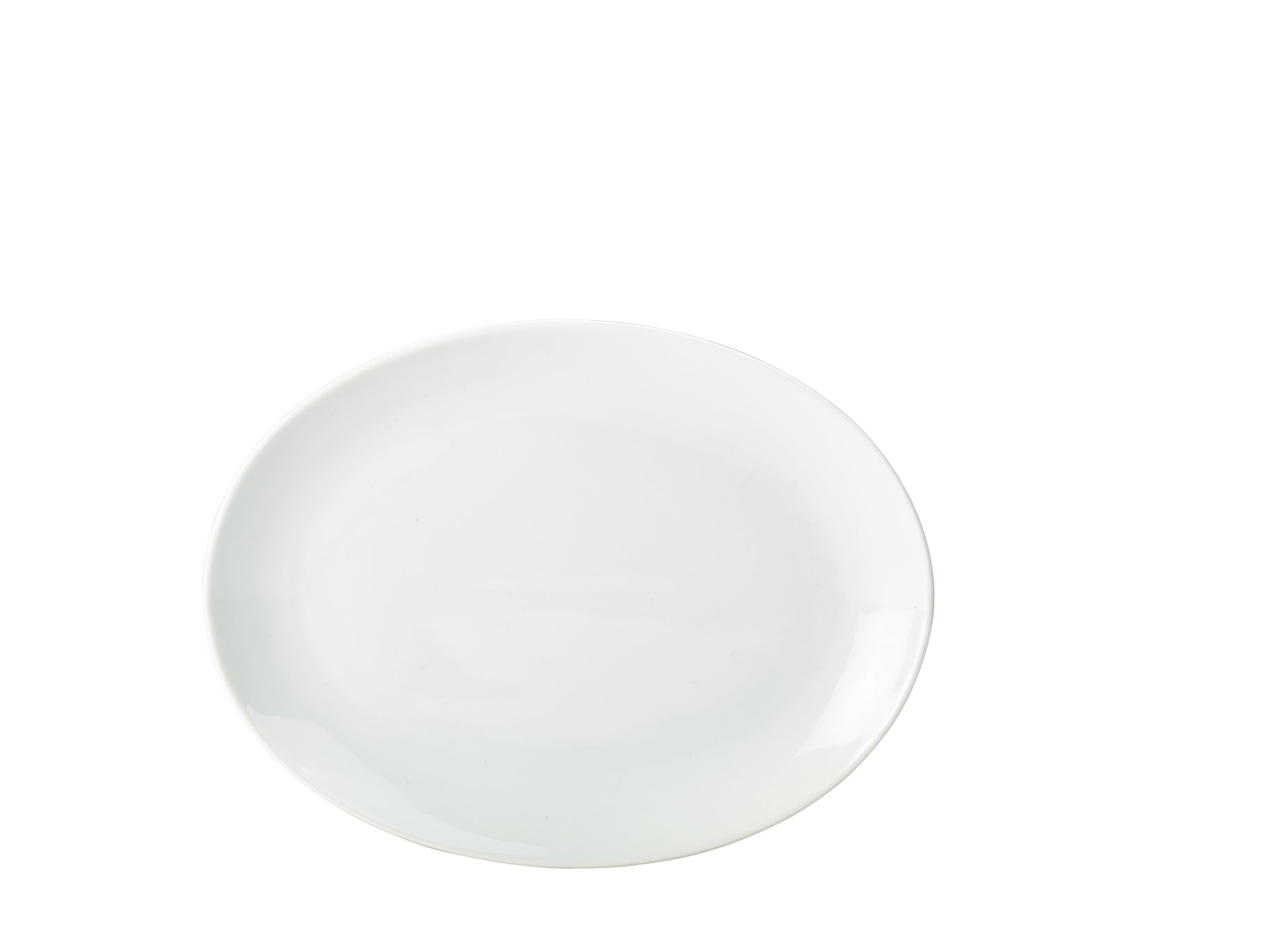 Genware Porcelain Oval Plate 28cm/11"