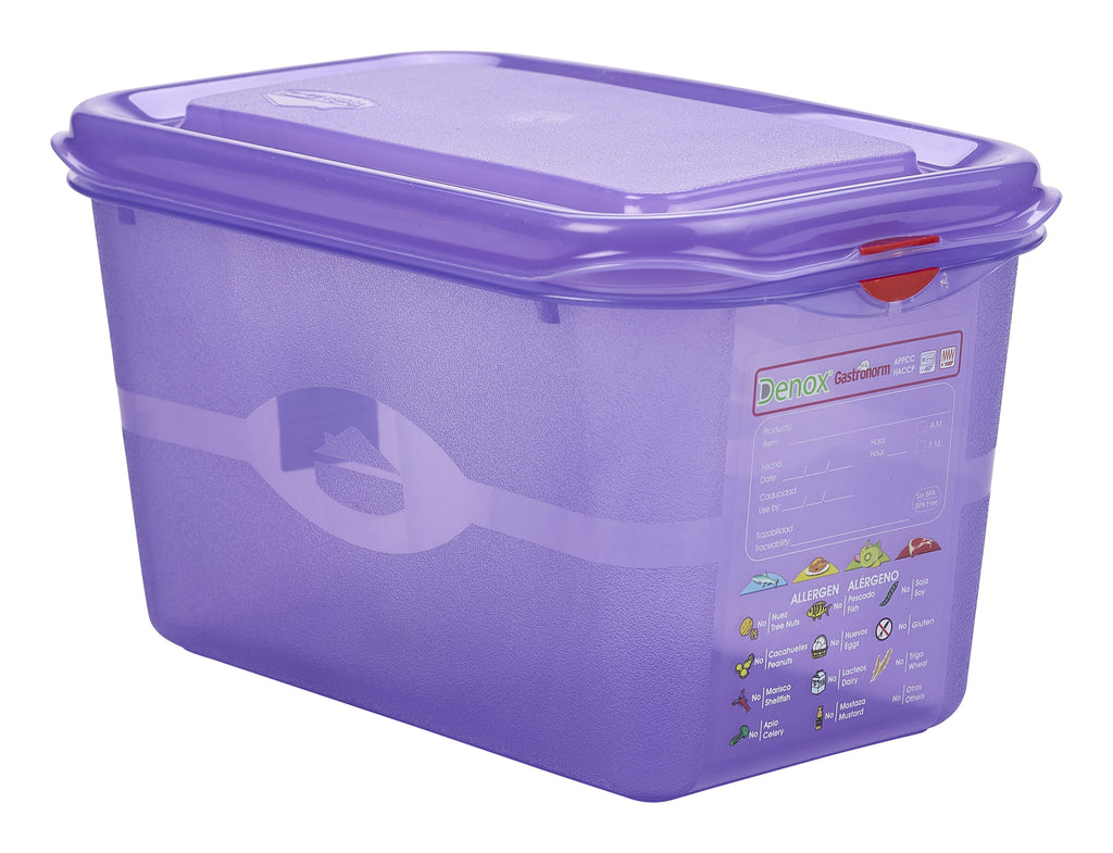 Allergen GN Storage Container 1/4 150mm Deep 4.3L