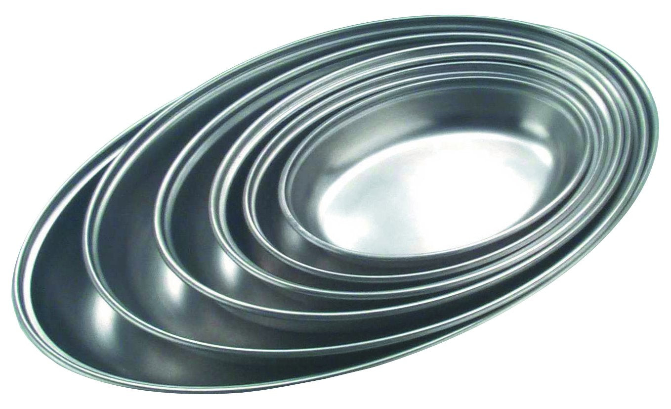 GenWare Stainless Steel Oval Vegetable Dish 22.5cm/9"