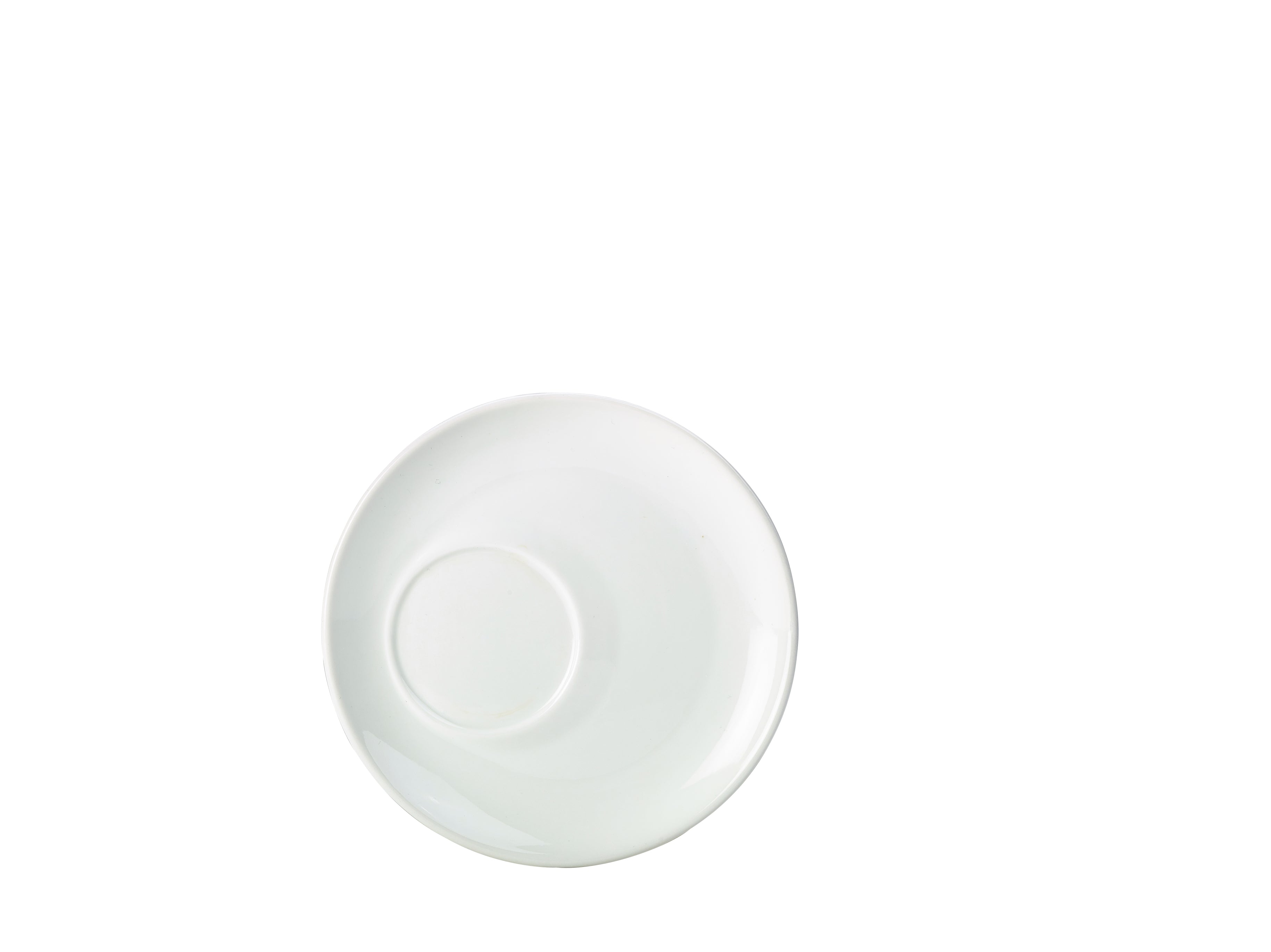 Genware Porcelain Offset Saucer 17cm/6.75"