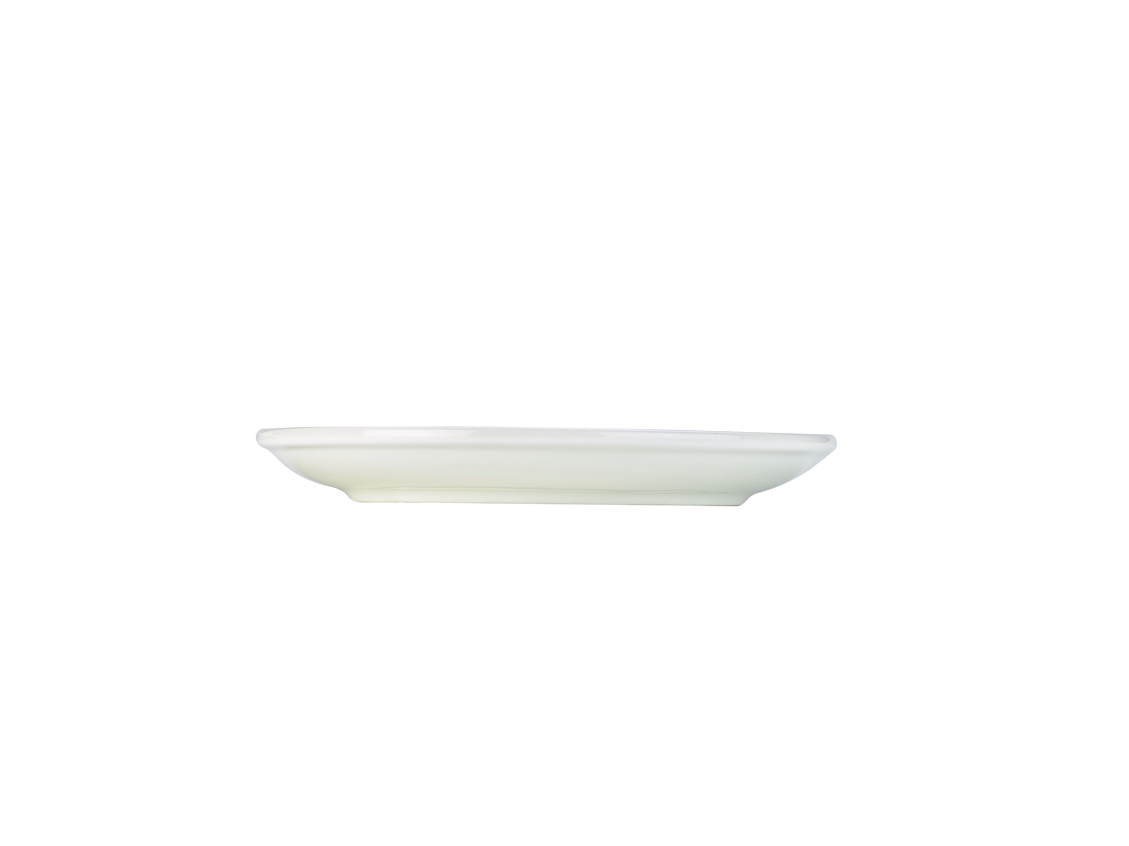 Genware Porcelain Offset Saucer 17cm/6.75"