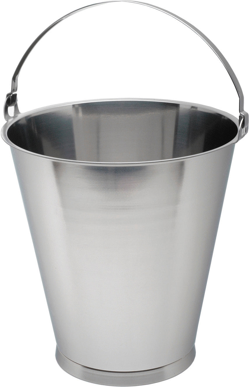 Swedish S/St.Skirted Bucket 15L Graduate