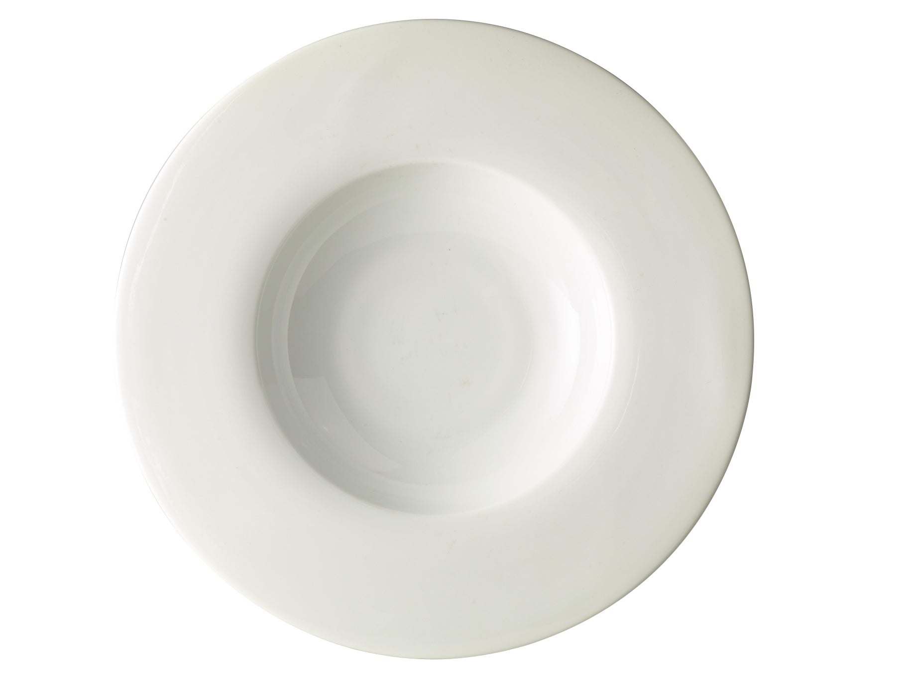 Genware Porcelain Wide Rim Pasta Plate 30cm/12"