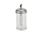 Clear Plastic Sugar Pourer With S/St.Top