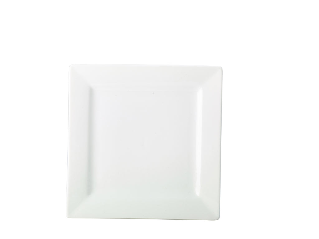 Genware Porcelain Square Plate 26cm/10.25"