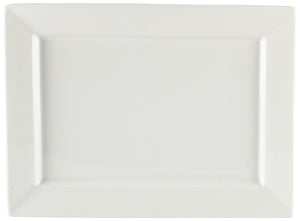 Genware Porcelain Rectangular Plate 33 x 24.5cm/13 x 9.6"