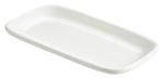 Genware Porcelain Rounded Rectangular Plate 19.5 x 10cm/7.75 x 4"