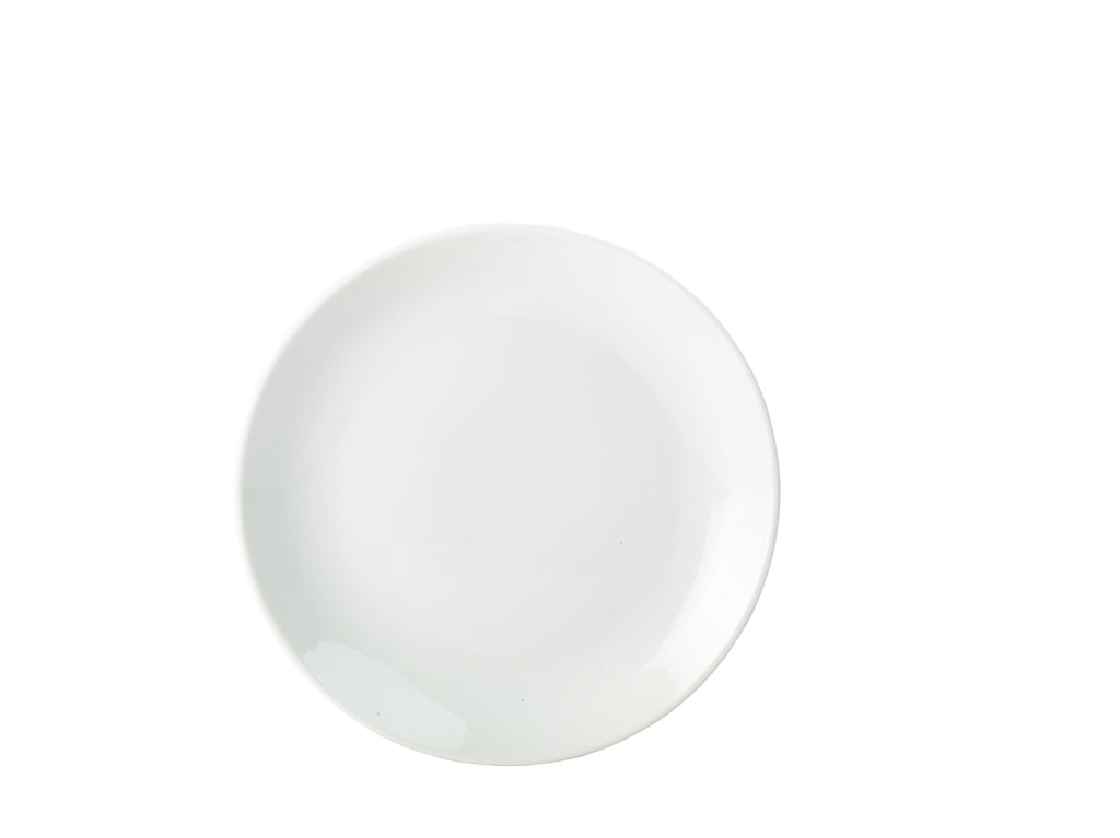 Genware Porcelain Coupe Plate 18cm/7"