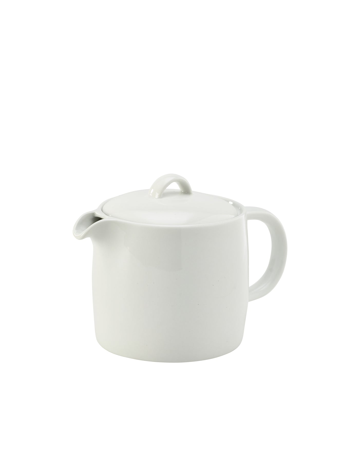 Genware Porcelain Solid Tea Pot 81cl/28.5oz