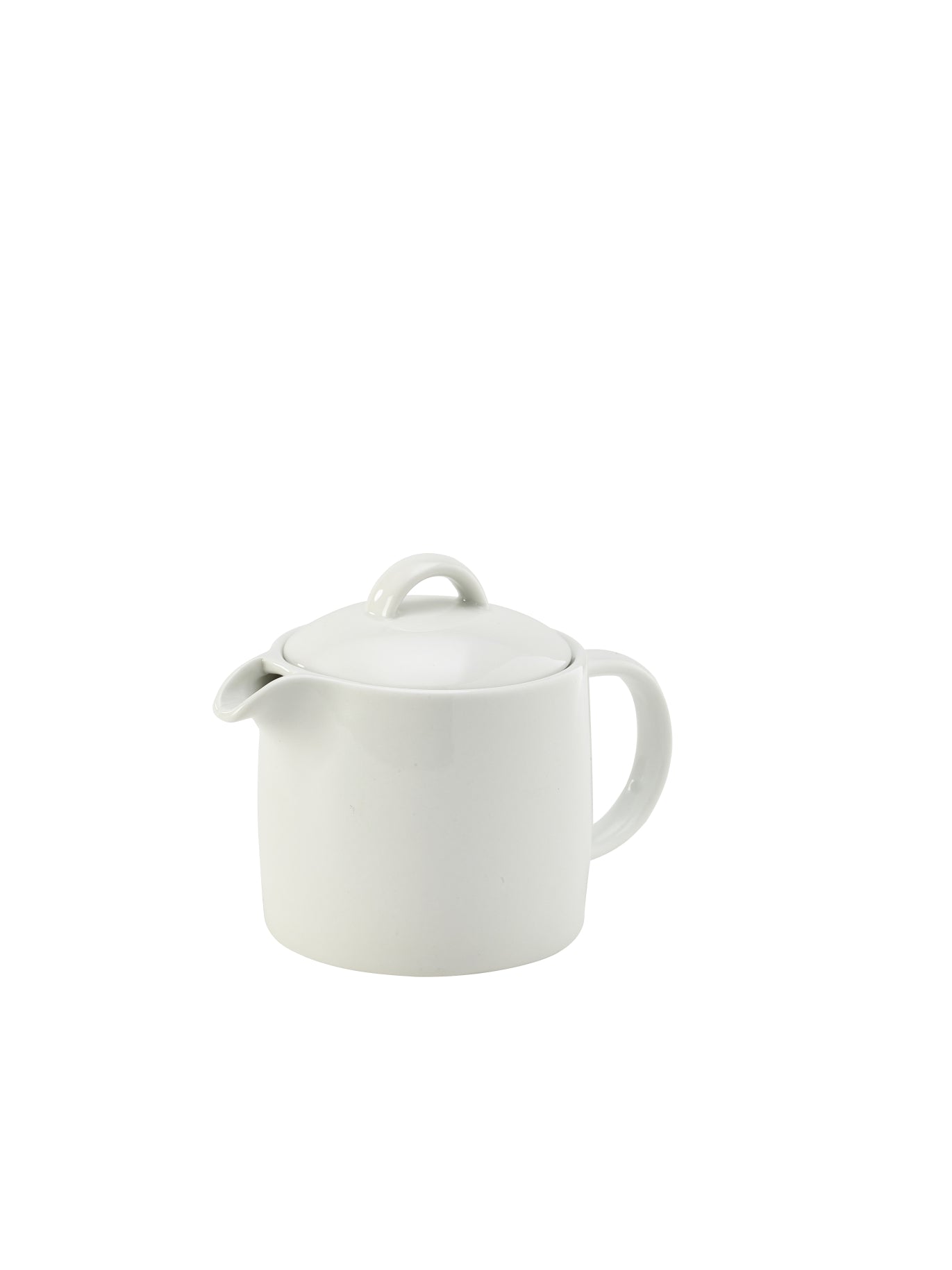 Genware Porcelain Solid Tea Pot 36cl/12.5oz