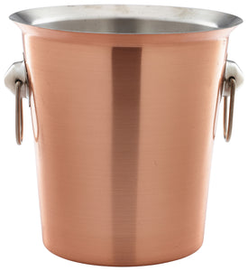 Copper Wine Bucket With Ring Handles