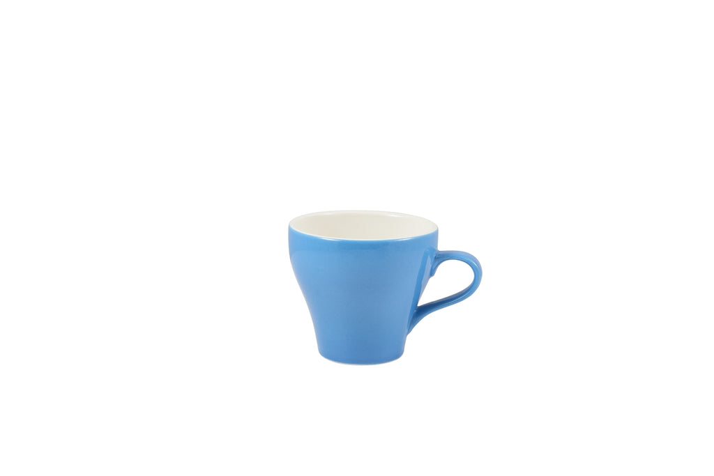 Genware Porcelain Blue Tulip Cup 35cl/12.25oz