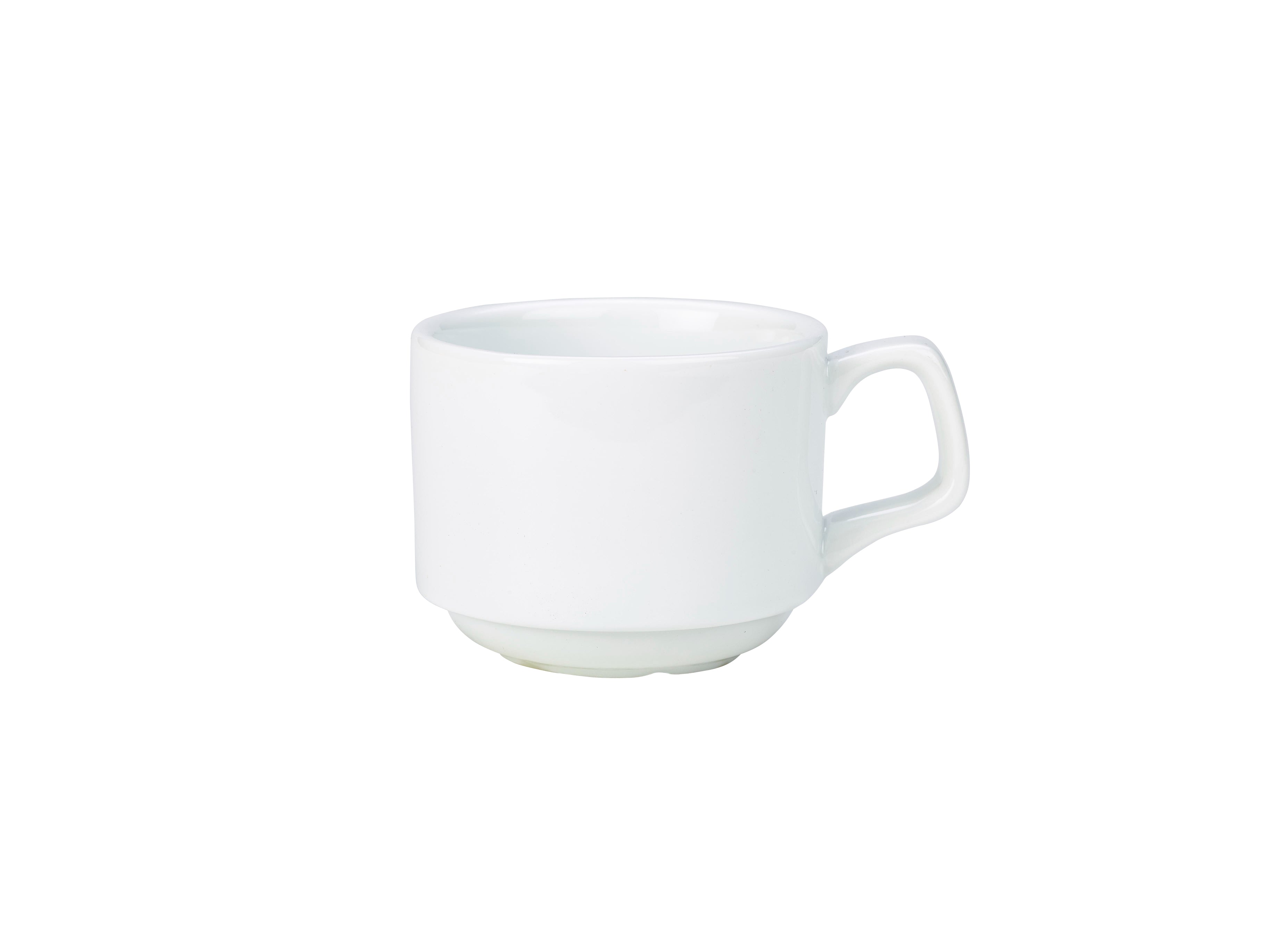 Genware Porcelain Stacking Cup 17cl/6oz