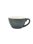 Genware Porcelain Grey Bowl Shaped Cup 34cl/12oz