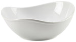 Genware Porcelain Organic Triangular Bowl 21cm/8.25"